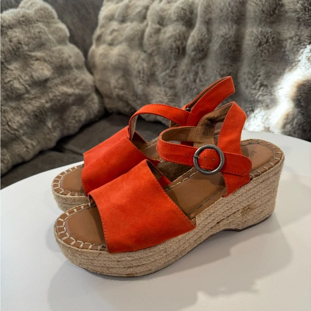 BUNDLE 2 ITEMS FOR $8✨  Universal Thread Women's Orange Espadrille Sandals